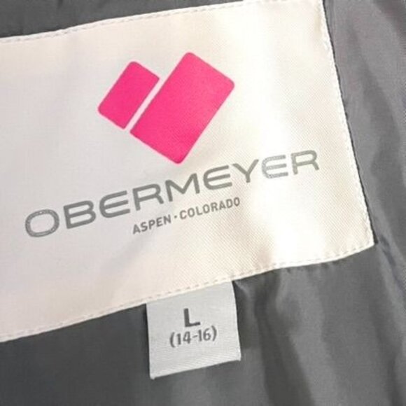 Obermeyer Girls June Insulated Ski/Snow Jacket Gray - Picture 12 of 14